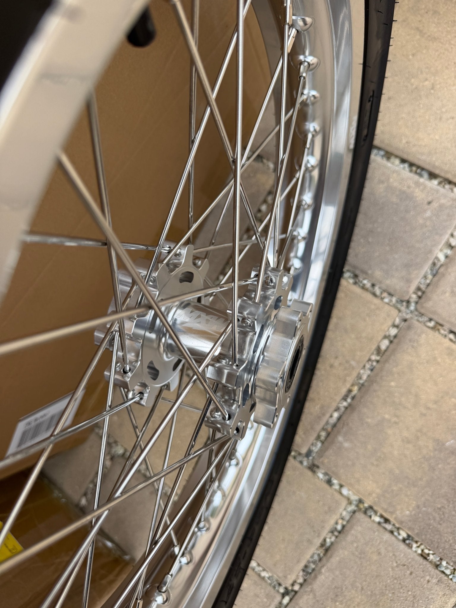 Chrome Talaria Supermoto Wheelset - Detail