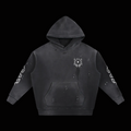 Star Vale — Vintage Washed Frayed Fleece Hoodie