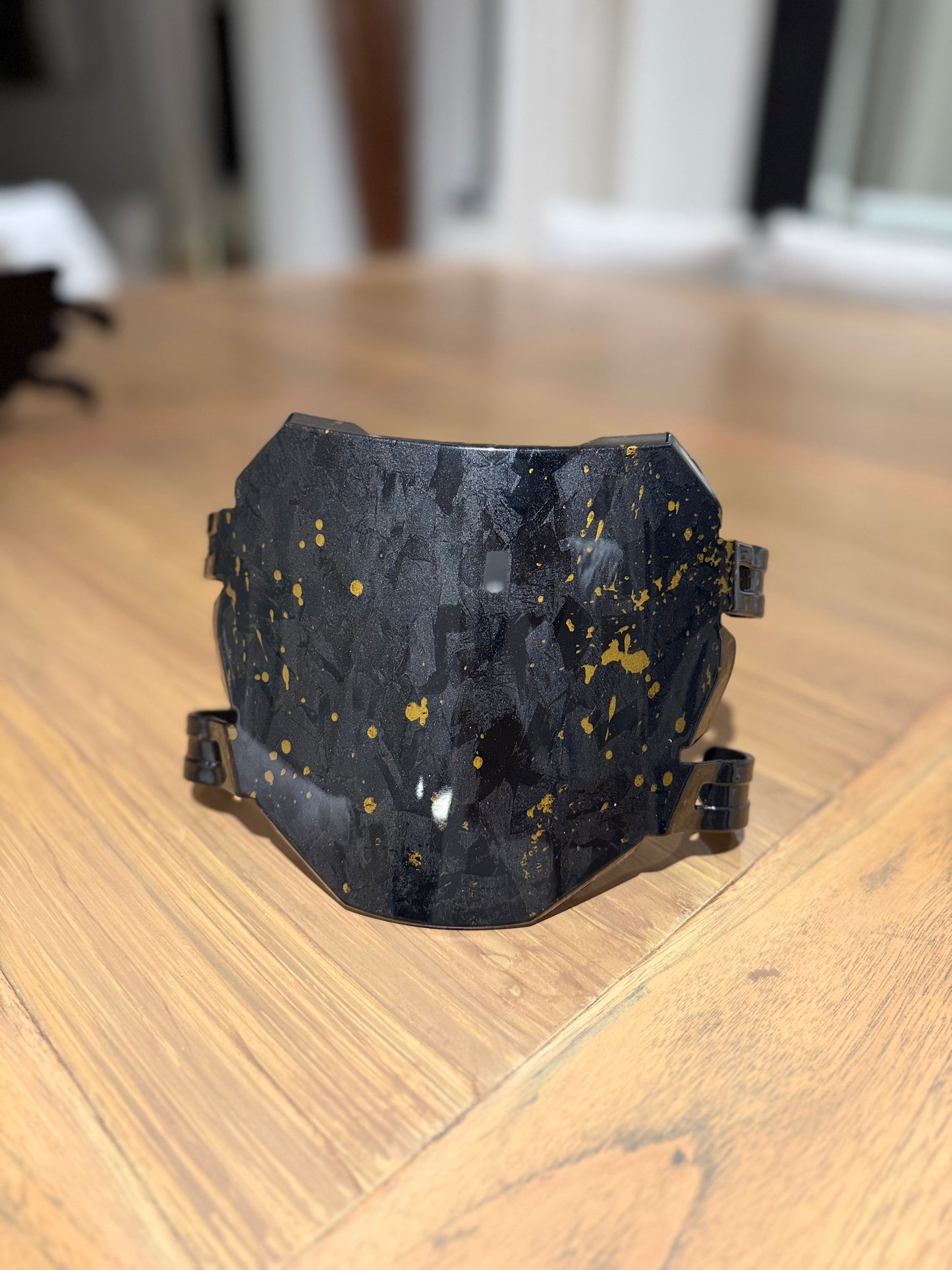 Carbon flake bike plate ￼