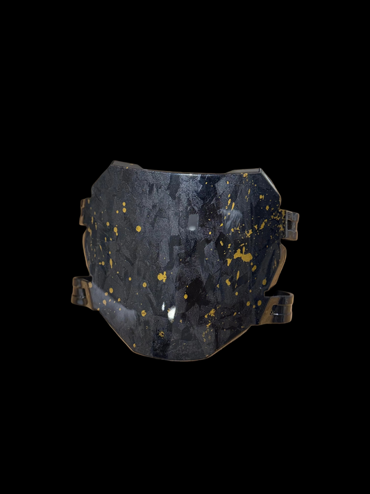 Carbon flake bike plate ￼