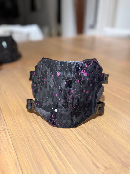 Carbon flake bike plate ￼